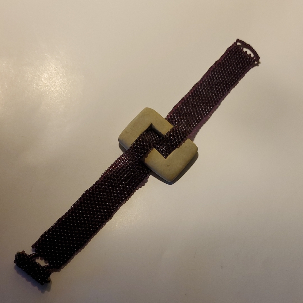 Vintage Beaded Mesh Mystery Bracelet